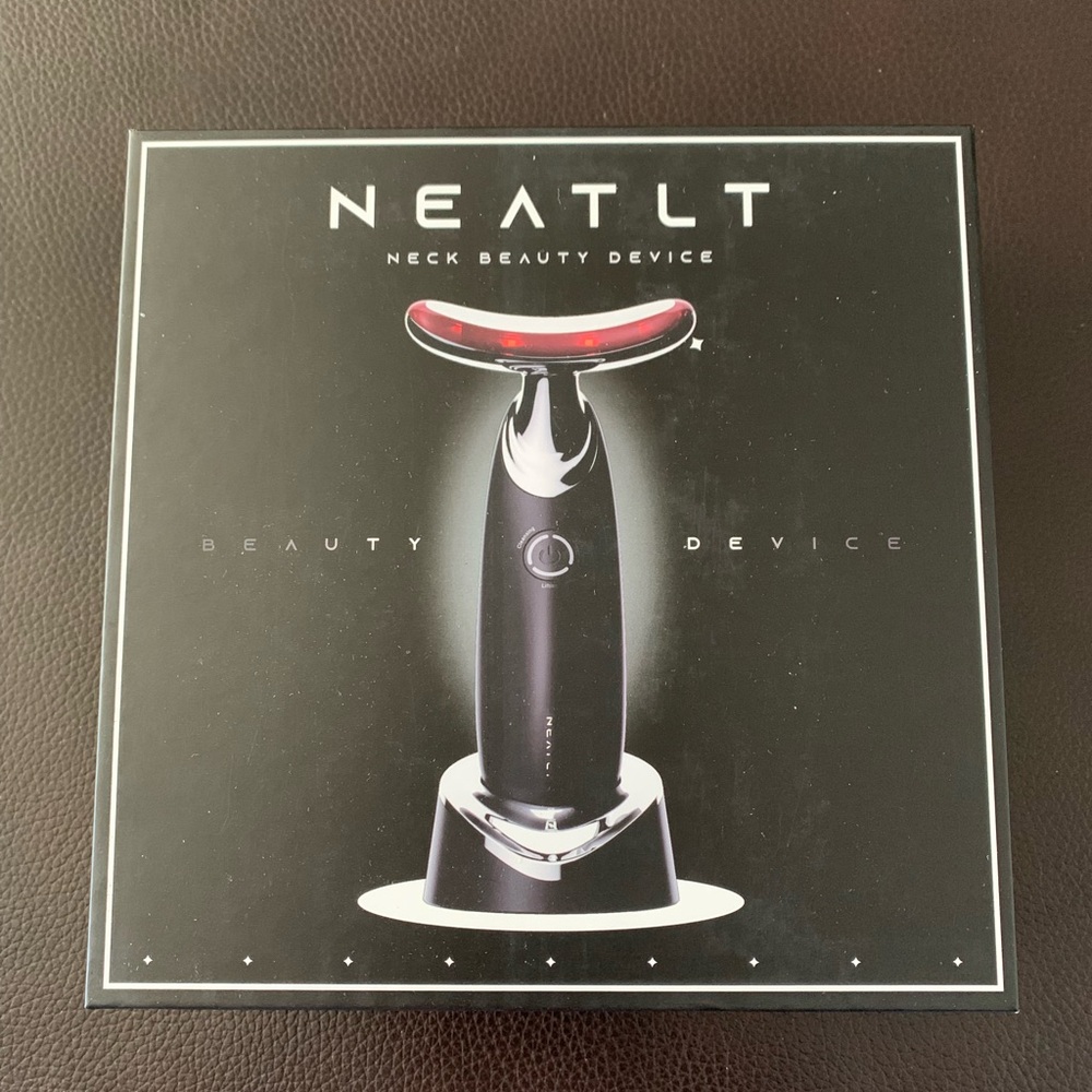 NeatLT Red Light for Face and Neck 7-in-1 Face Massager Tool with Jade Roller